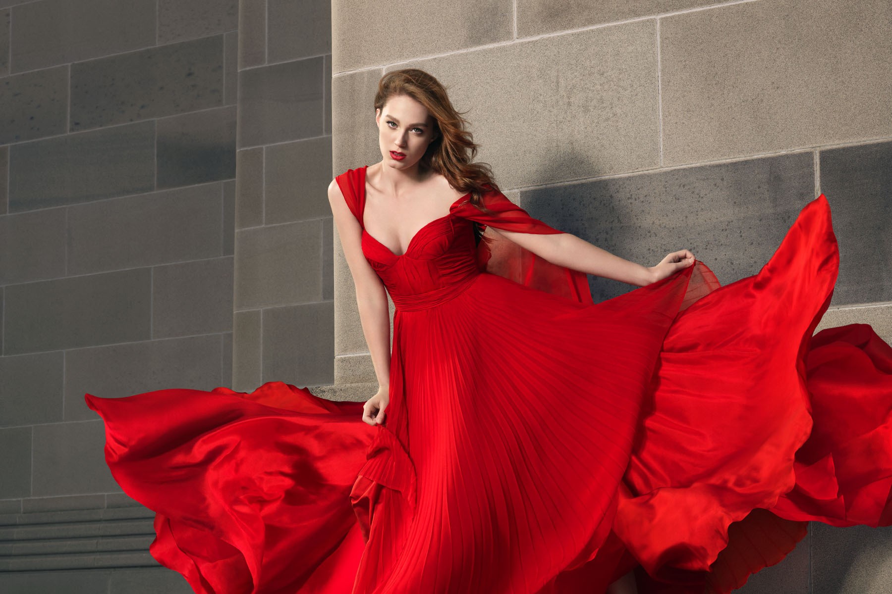 Красное Платье Вискоза