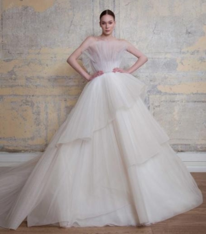 احدث موديلات فساتين الزفاف