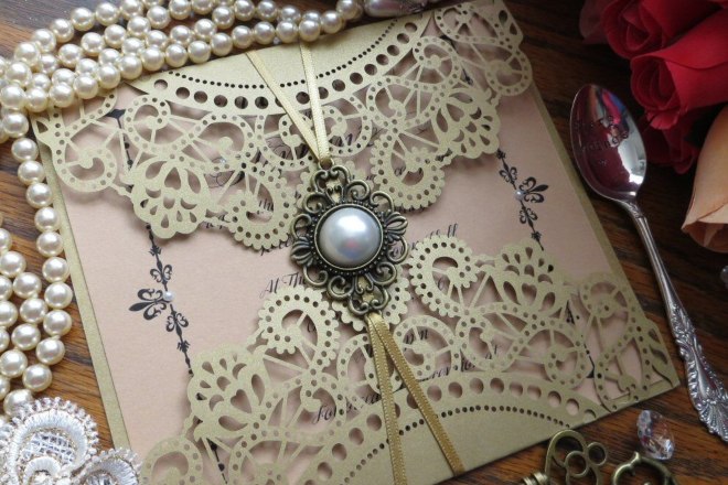 كروت زواج من المعدن