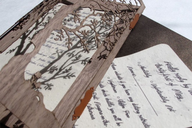 تصاميم دعوات زواج غير تقليدية