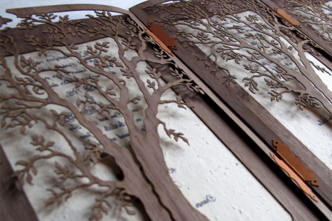 تصاميم دعوات زواج غير تقليدية