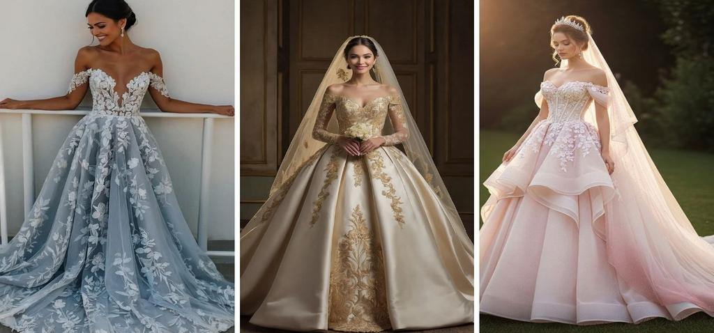 فساتين زفاف ملونة 2025: دليلك الشامل لأجمل إطلالة عروس عصرية