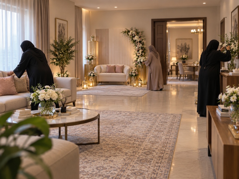 حفلة الملكة في البيت: قائمة التجهيز والضيافة وترتيب اليوم