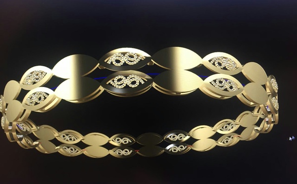 تصاميم المجوهرات الثلاثية الابعاد