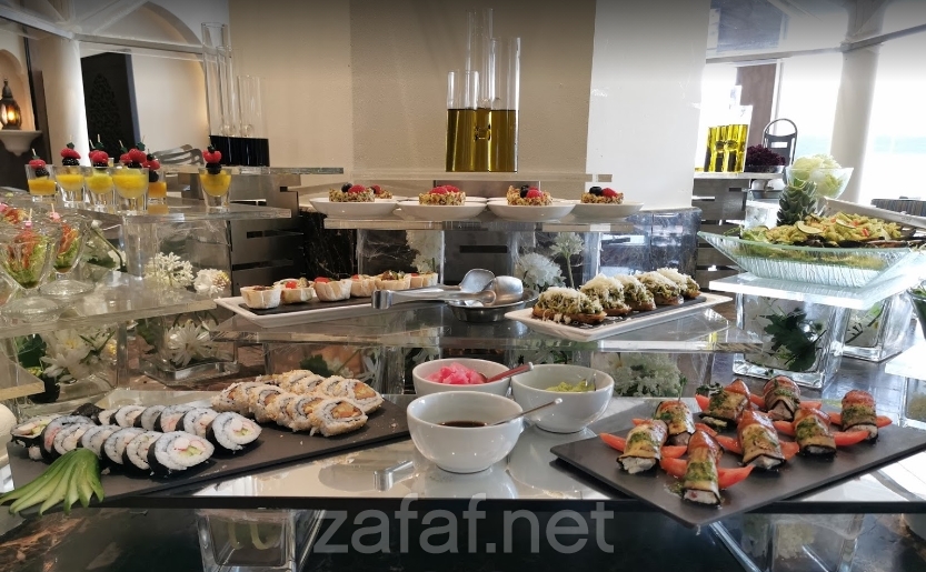 بوفيه فندق بوتيك المشرق للحفلات الخارجية