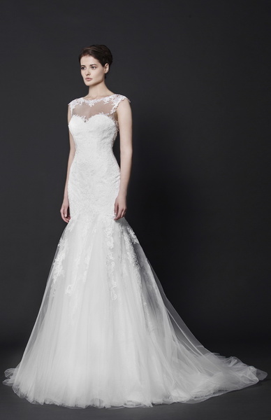 فساتين زفاف طوني ورد دانتيل