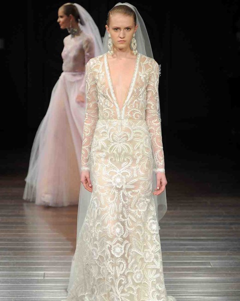 نعيم خان فساتين زفاف كم طوبل